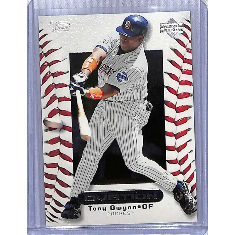 2000 Upper Deck Ovation #38 Tony Gwynn NM-MT Baseball Card - Baseball Card Single
