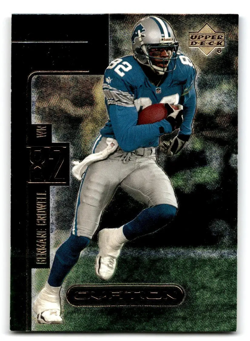 2000 Upper Deck Ovation #CC7 Germane Crowell Curtain Calls - Football Card Single