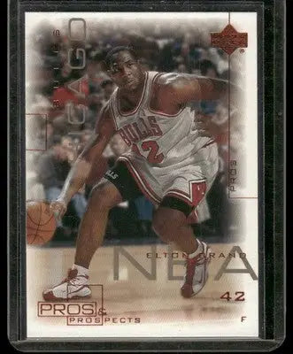 2000 Upper Deck Pros & Prospects Elton Brand #10 Basketball - Basketball Card Single