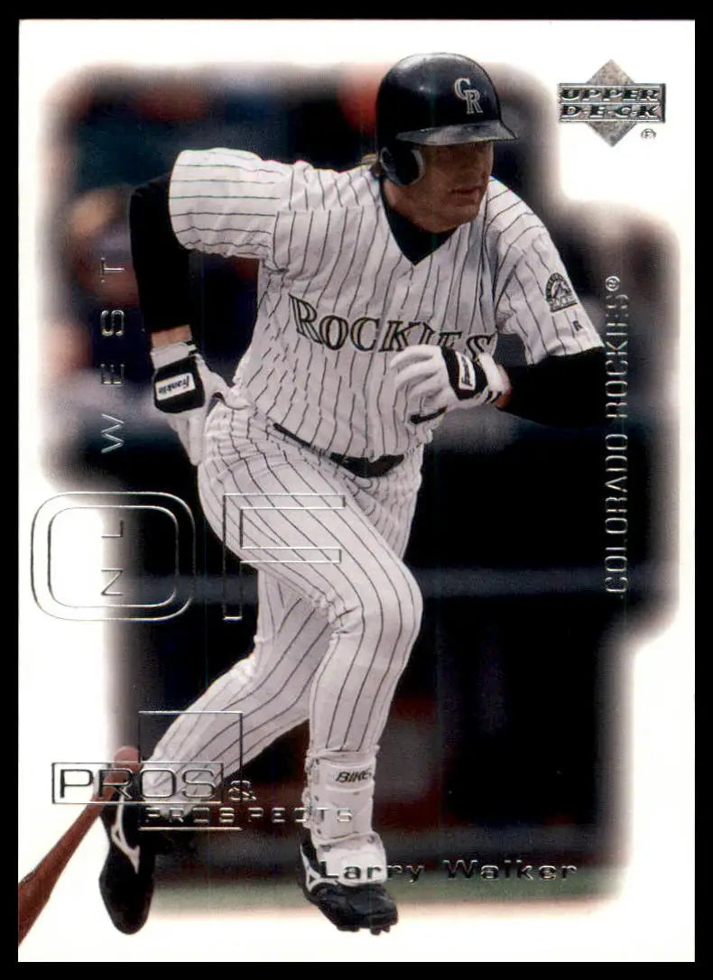 2000 Upper Deck Pros & Prospects Larry Walker 89 Colorado Rockies NM - Baseball Card Single