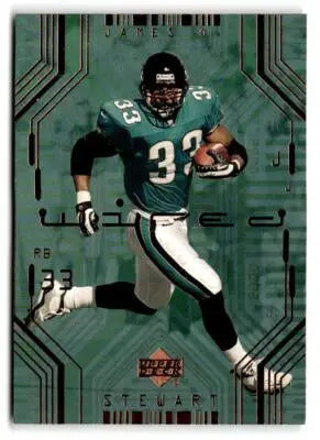 2000 Upper Deck #W5 James O. Stewart Wired - Football Card Single