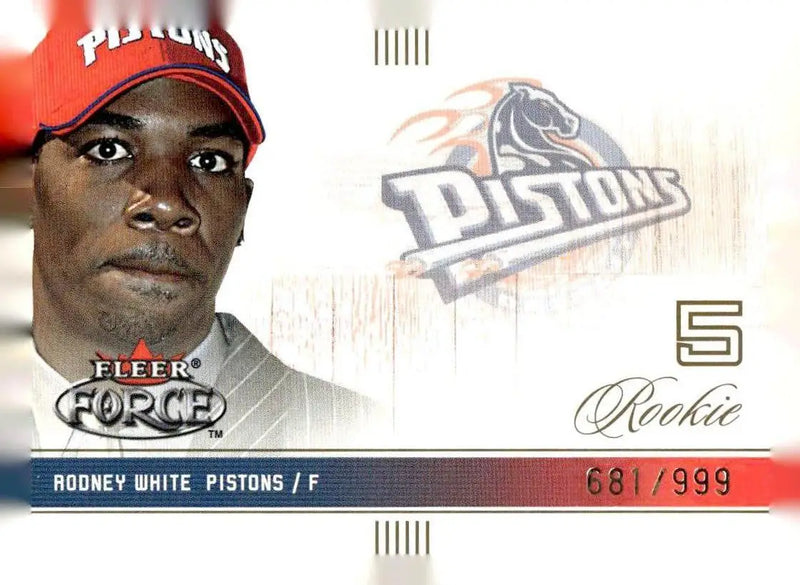 2001-02 Fleer Force #109 Rodney White #/999 - Basketball Card Single