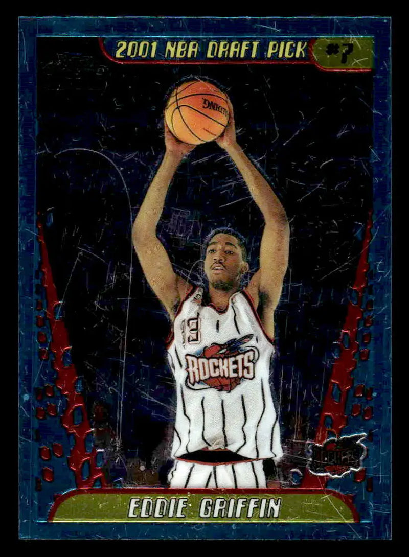 2001-02 Topps Chrome #135 Eddie Griffin - Basketball Card Single