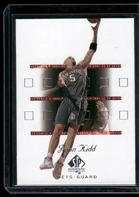 2001-02 Upper Deck SP Authentic Jason Kidd #55 Basketball - Basketball Card Single