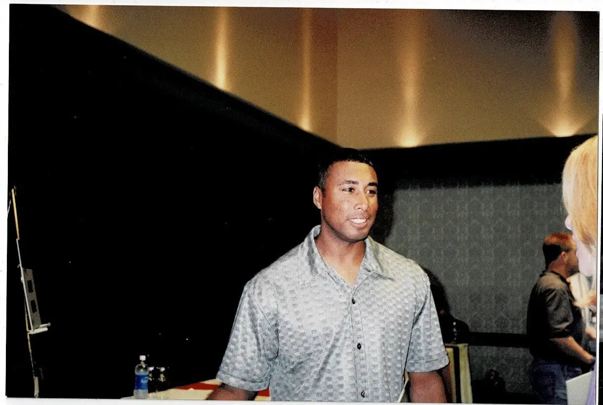 2001 Bernie Williams Original Photo NY Yankees All Star Game Snapshot Type 1 - Sports Memorabilia