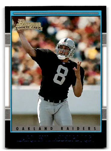 Original gloss football rookie card of Marques Tuiasosopo from Rookie Raiders collection