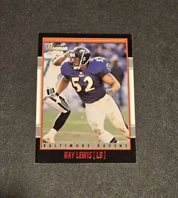 2001 Bowman #43 Ray Lewis - Football Card Single