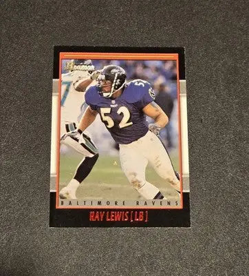 2001 Bowman #43 Ray Lewis - Football Card Single