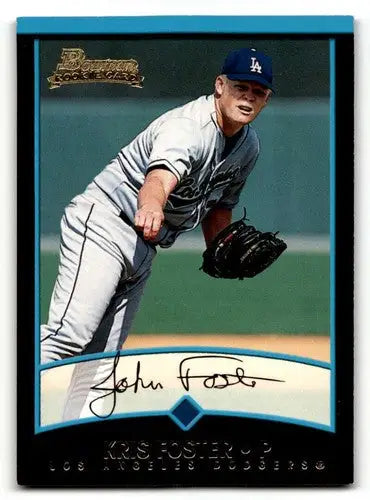 2001 Bowman Draft Picks & Prospects #BDP36 Kris Foster Los Angeles D ID:59582 - Baseball Card Single