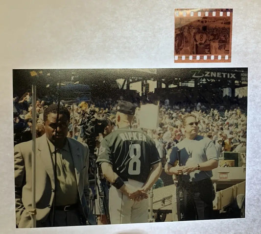2001 Cal Ripken Jr Photo Seattle Last All Star Gameday Field Snapshot Type 1 Neg - Sports Memorabilia (Jerseys balls