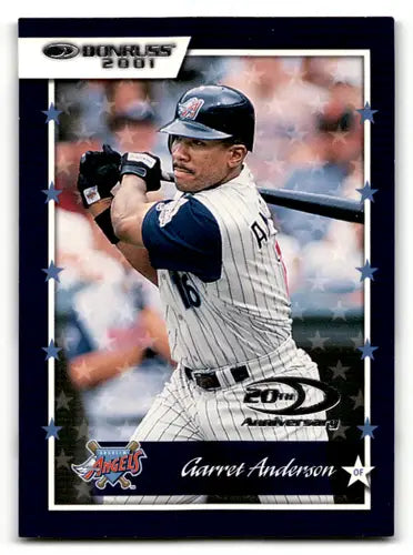 2001 Donruss #67 Garret Anderson NM Near Mint Angels ID:60768 - Baseball Card Single