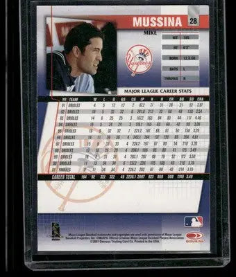 2001 Donruss Fan Club Mike Mussina #35 Baseball - Baseball Card Single