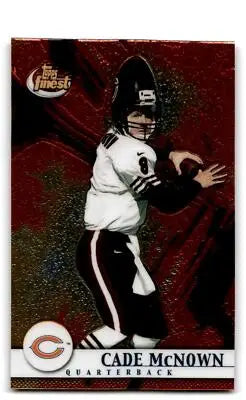 Football trading card of Cade McNown from 2001 Finest series