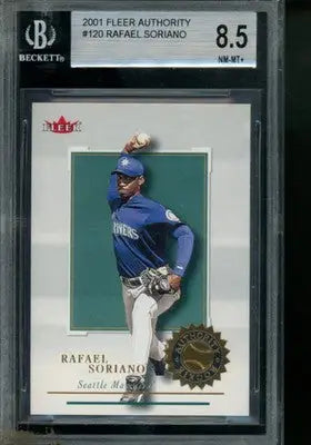 2001 Fleer Authority Rafael Soriano #120 0094/2001 Baseball BGS 8.5