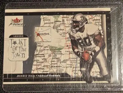 2001 Fleer Focus #17 TT Jerry Rice Toast of the Town - Football Card Single