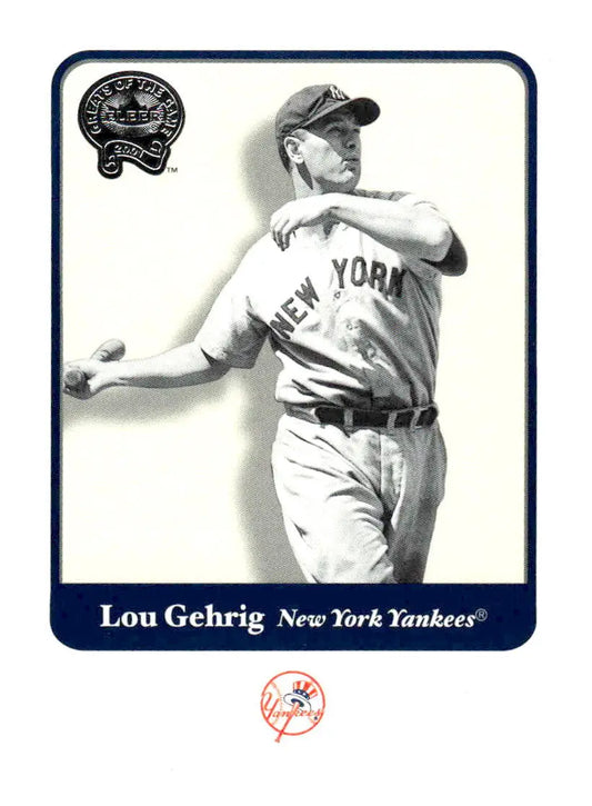 2001 Fleer Greats of the Game #54 Lou Gehrig - Baseball Card Single