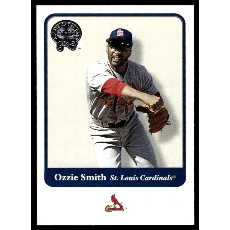 2001 Fleer Greats of the Game #97 Ozzie Smith EX/NM St. Louis Cardinals Baseball Card - Baseball Card Single