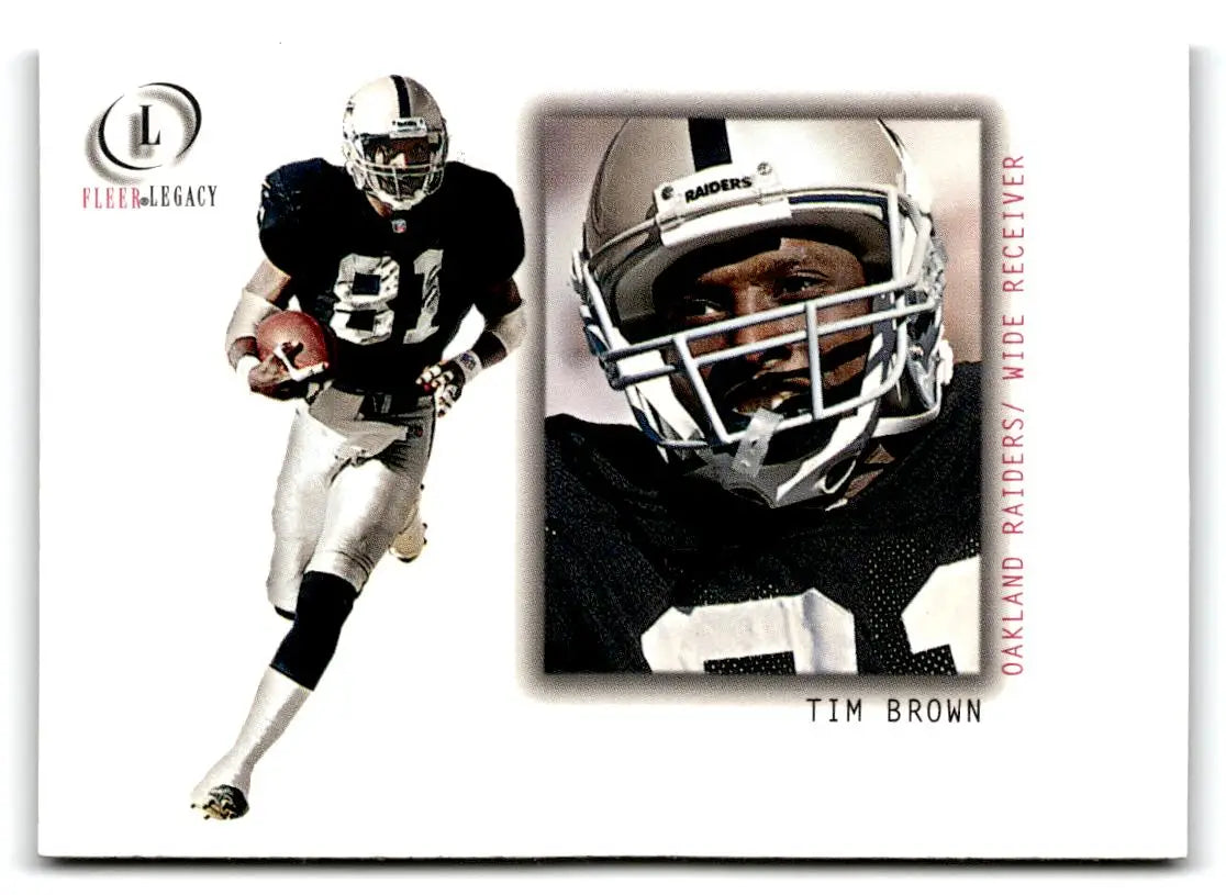 2001 Fleer Legacy #52 Tim Brown - Football Card Single