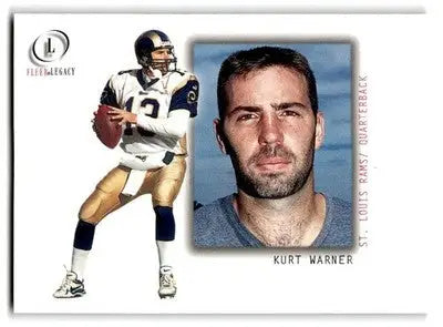 2001 Fleer Legacy #65 Kurt Warner - Football Card Single
