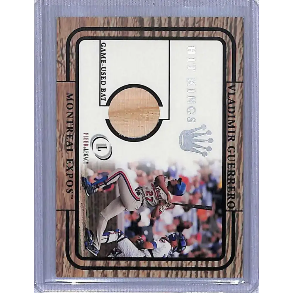 2001 Fleer Legacy #NNO Vladimir Guerrero Hit Kings NM-MT Baseball Card - Baseball Card Single