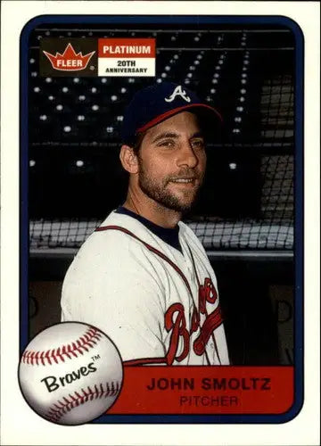 2001 Fleer Platinum #105 John Smoltz NM-MT Braves - Baseball Card Single