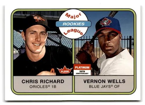 2001 Fleer Platinum #264 Vernon Wells/Chris Richard NM-MT Blue Jays ID:72925 - Baseball Card Single
