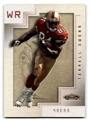 2001 Fleer Showcase #17 Terrell Owens - Football Card Single
