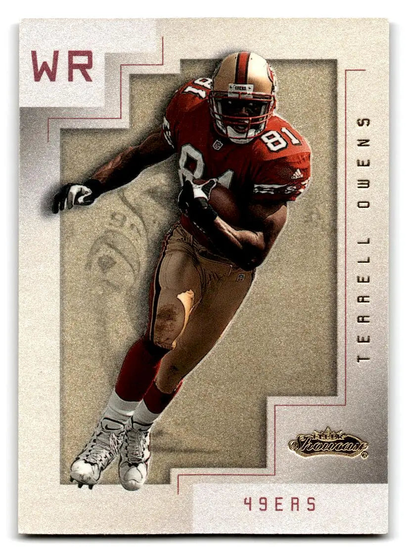 2001 Fleer Showcase #17 Terrell Owens - Football Card Single