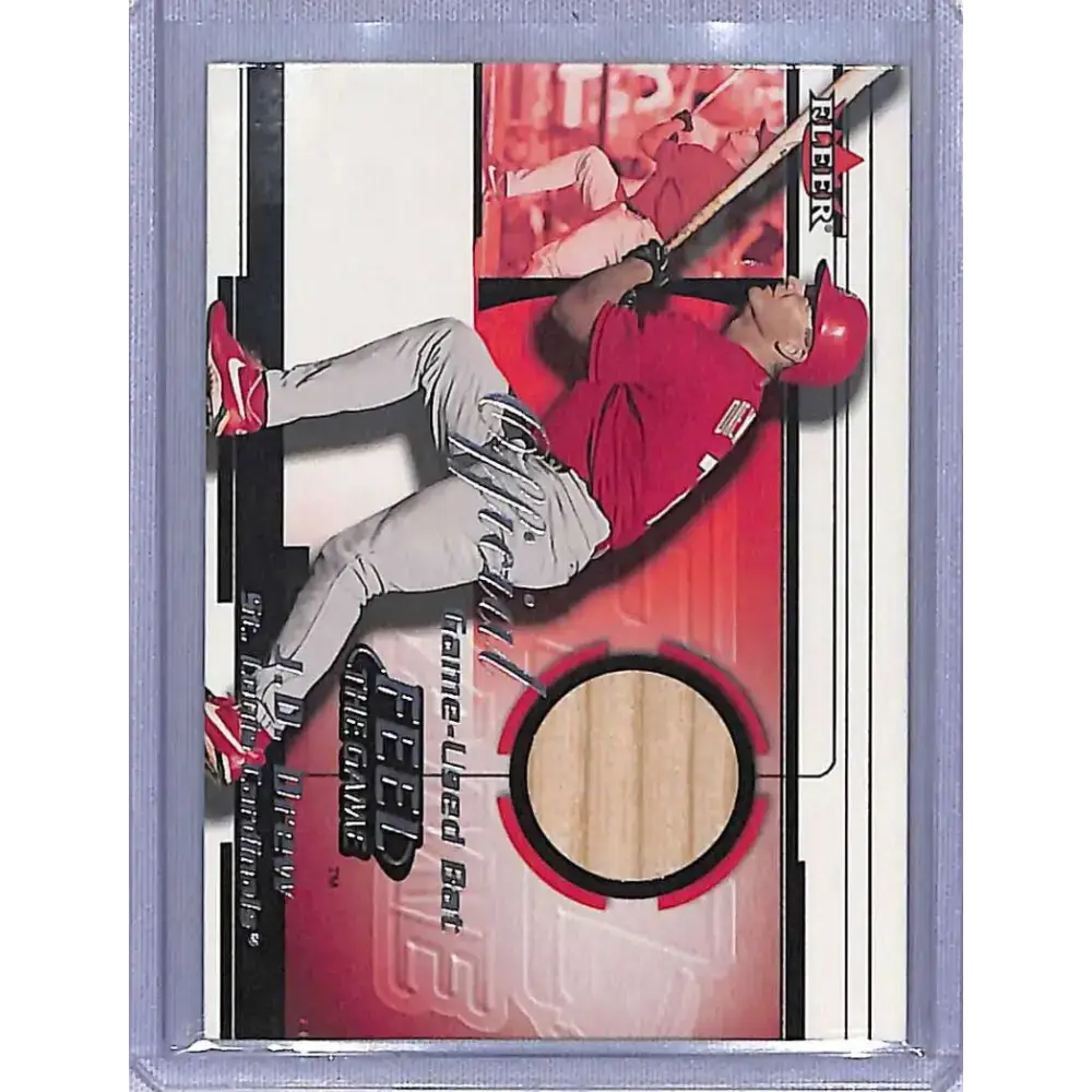 2001 Fleer Triple Crown #NNO J.D. Drew Feel the Game NM-MT Baseball Card - Baseball Card Single