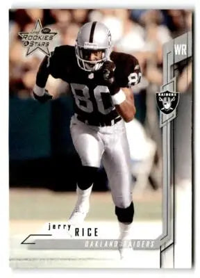 2001 Leaf Rookies & Stars #46 Jerry Rice - Football Card Single