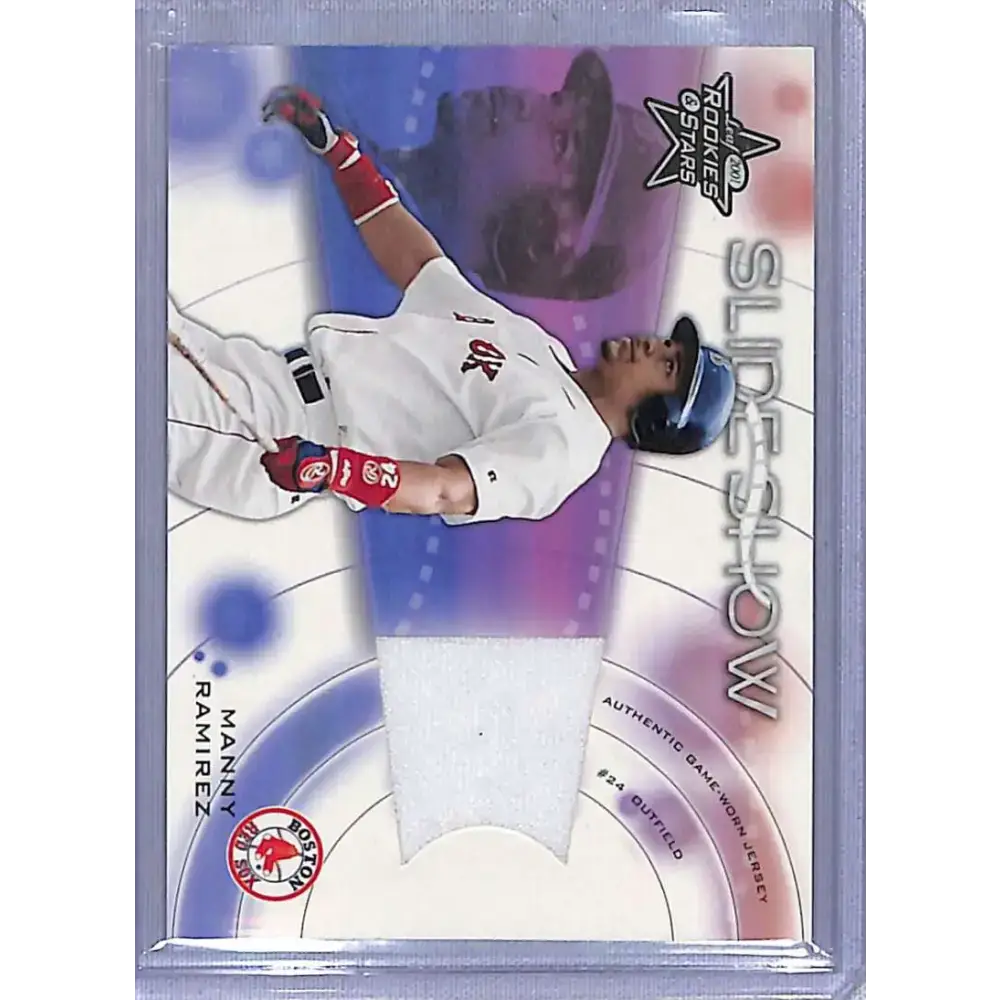 2001 Leaf Rookies & Stars #SS-26 Manny Ramirez Slideshow #/100 NM-MT Baseball Card - Baseball Card Single