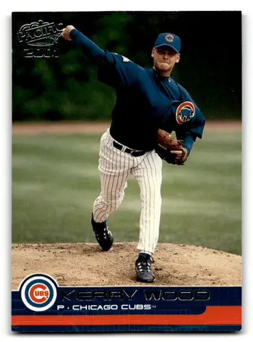 2001 Pacific #88 Kerry Wood EX/NM Cubs ID:64244 - Baseball Card Single