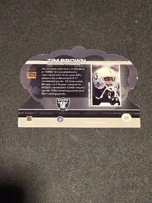 2001 Pacific Crown Royale #99 Tim Brown - Football Card Single