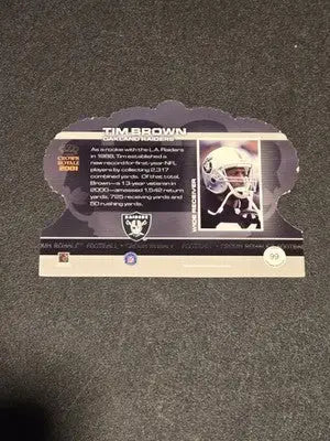 2001 Pacific Crown Royale #99 Tim Brown - Football Card Single