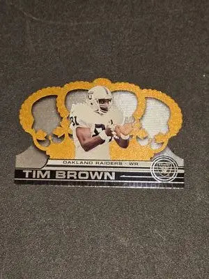 2001 Pacific Crown Royale #99 Tim Brown - Football Card Single