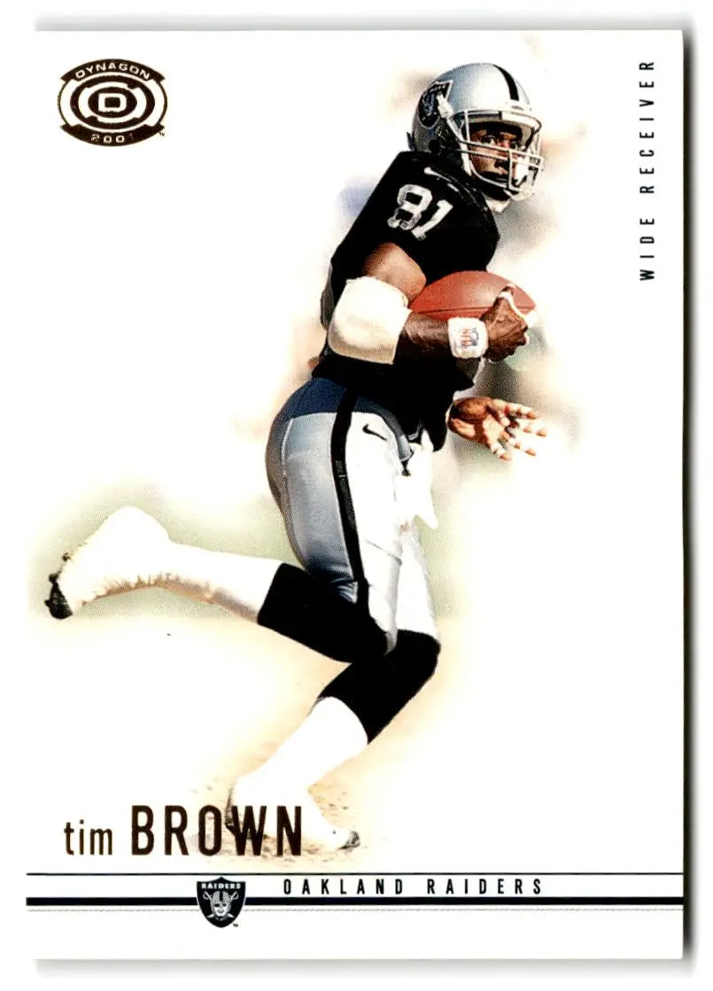2001 Pacific Dynagon #67 Tim Brown Retail - Football Card Single