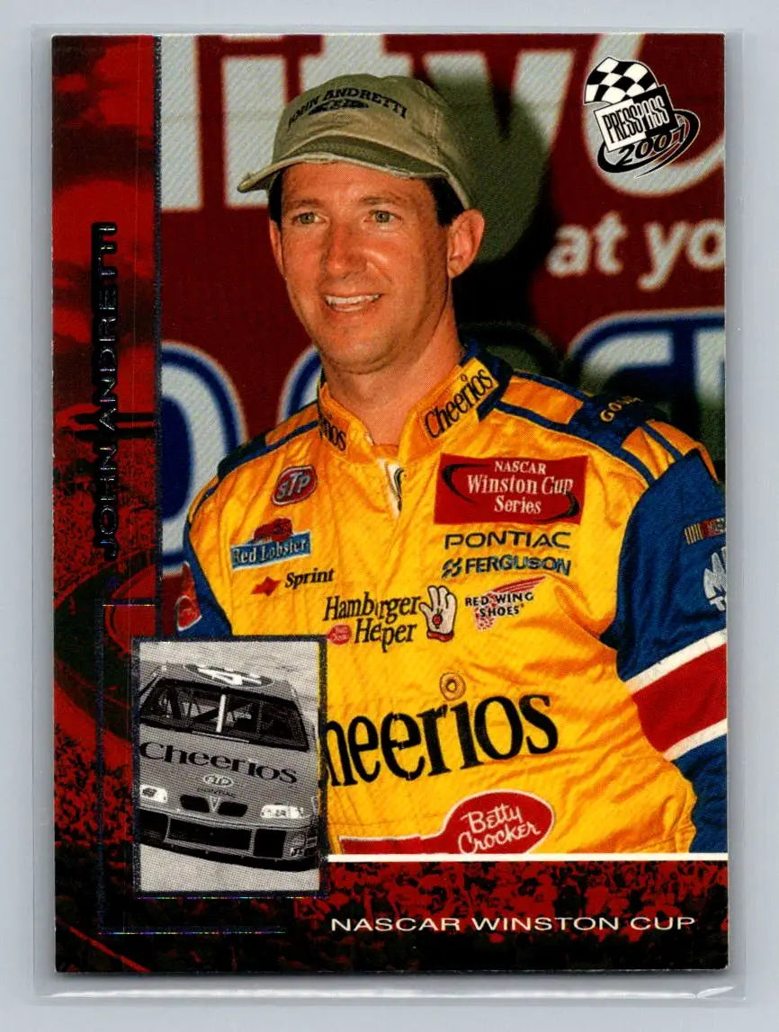 2001 Press Pass #21 John Andretti Petty Enterprises - Racing Card Single
