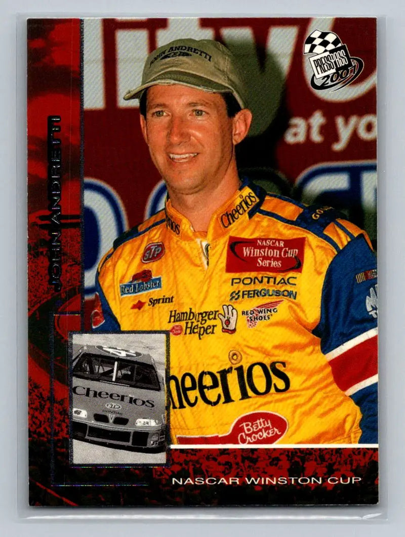 2001 Press Pass #21 John Andretti Petty Enterprises - Racing Card Single