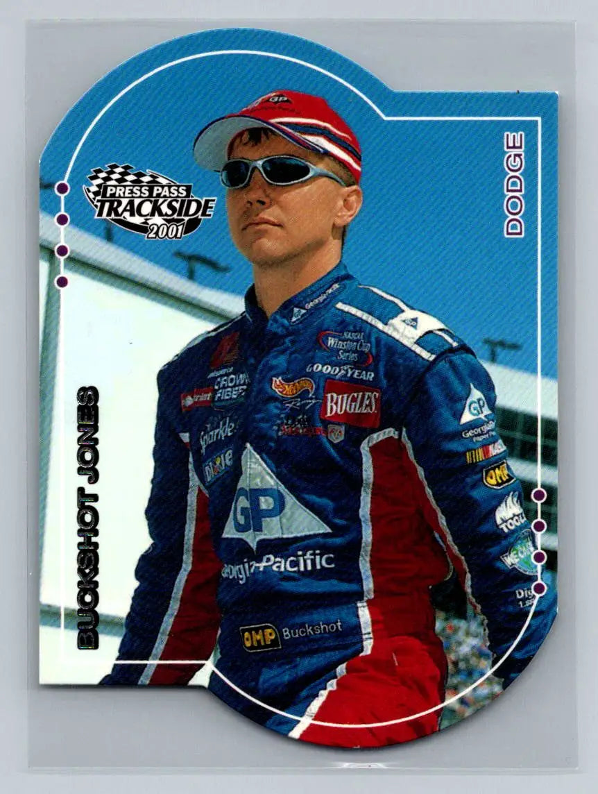 2001 Press Pass Trackside #35 Buckshot Jones Die Cuts Petty Enterprises - Racing Card Single