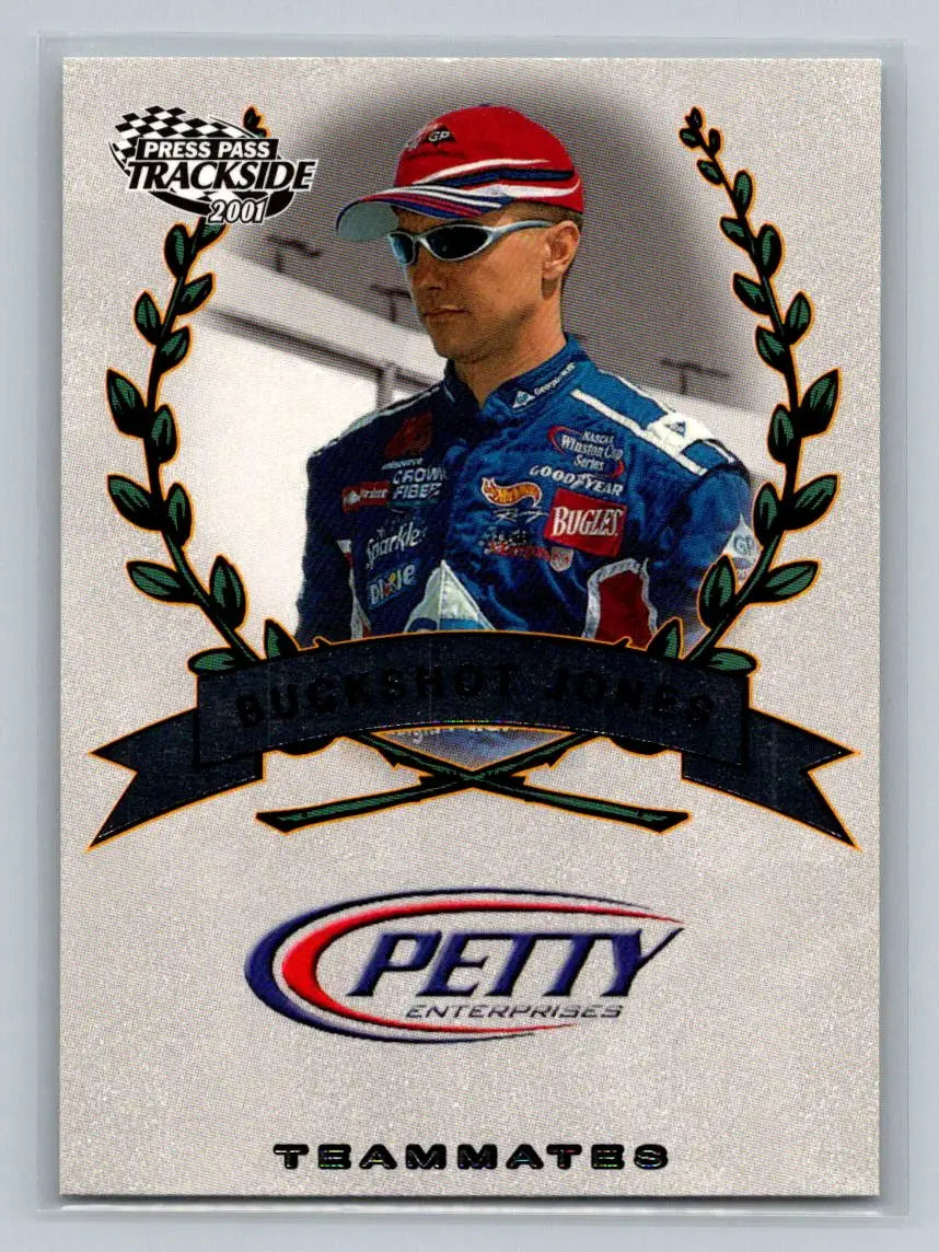 2001 Press Pass Trackside #77 Buckshot Jones Petty Enterprises - Racing Card Single