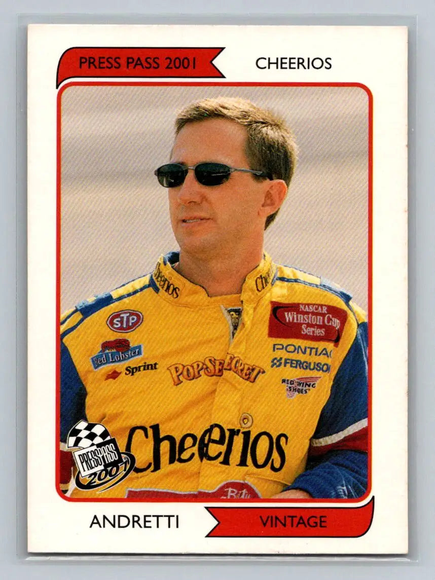 2001 Press Pass #VN 21 John Andretti Vintage Petty Enterprises - Racing Card Single