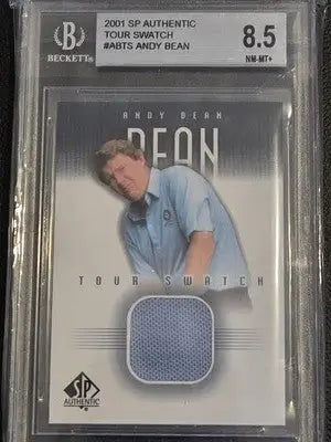 2001 SP Authentic #AB-TS Andy Bean Tour Swatch BECKETT 8.5 - Other