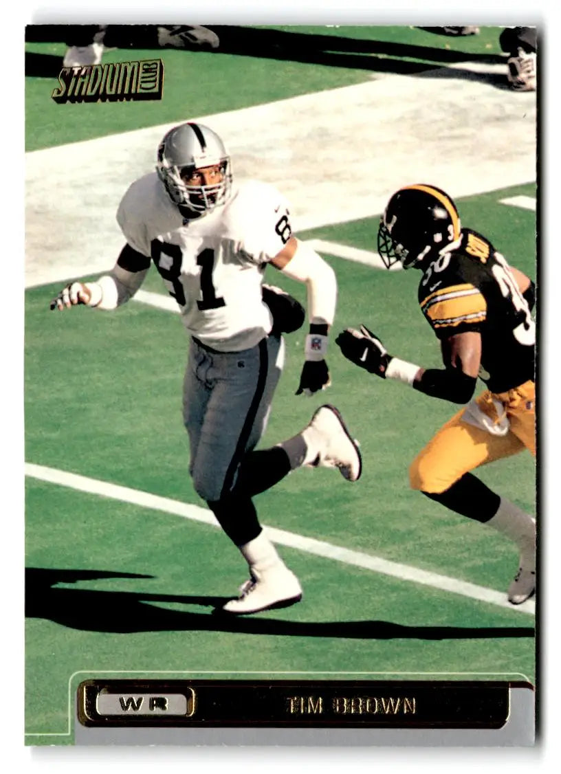 2001 Stadium Club #65 Tim Brown - Football Card Single