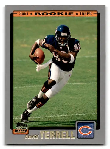 2001 Topps #326 David Terrell NM Near Mint RC Rookie Bears ID:82097 - Football Card Single