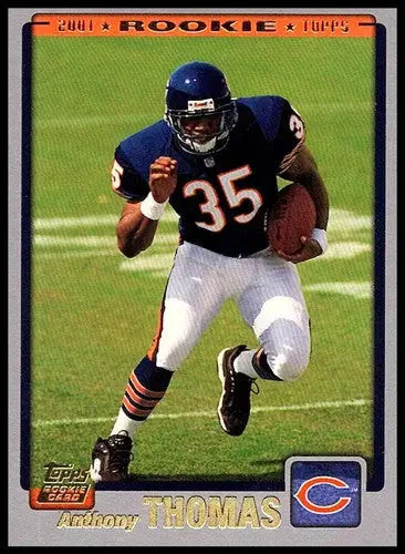 2001 Topps #358 Anthony Thomas NM-MT RC Rookie Bears ID:82096 - Football Card Single