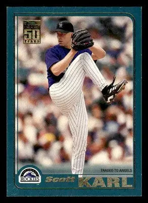 2001 Topps #92 Scott Karl - Baseball Card Single