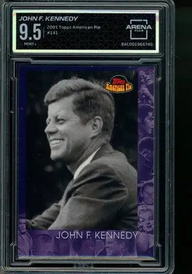 2001 Topps American Pie John F. Kennedy #141 Arena Club 9.5 - Non-Sports Card Single