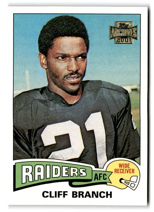 2001 Topps Archives #17 Cliff Branch - Football Card Single