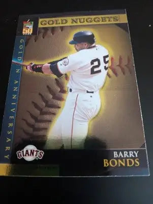 2001 Topps - Golden Anniversary Barry Bonds #GA17. Gold Nuggets. Giants. NRMT+ - Baseball Card Single
