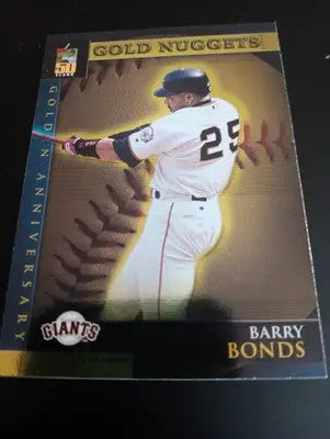 2001 Topps - Golden Anniversary Barry Bonds #GA17. Gold Nuggets. Giants. NRMT+ - Baseball Card Single
